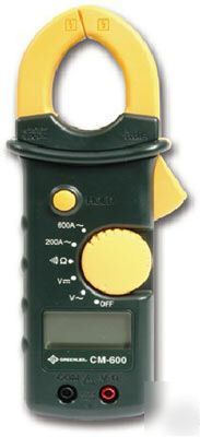 Greenlee ac clamp-on meter (cm-600) 600 volt 