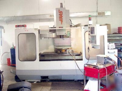 Haas vf-4 cnc vertical machining center mill 10,000 rpm