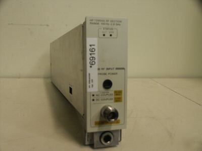 Hp 70904A 100HZ to 2.9GHZ rf spectrum analyzer module.