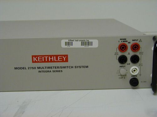 Keithley 2750 multimeter/switch system integra series