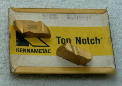 Kennametal 4125R KC850 top notch 4PC carbide ins