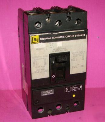 Square d circuit breaker KAL36200 ref#3394G