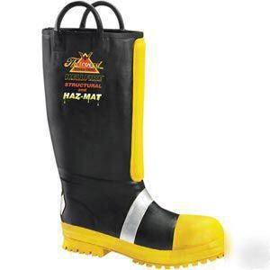 Thorogood hellfire structural haz-mat fire boot 9 1/2 w