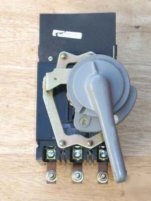 Westinghouse circuit breaker 30 a 600 v 3-pole trip hdl