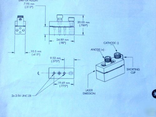 Coherent 60 watt water cooled 808NM laser diode w/lens