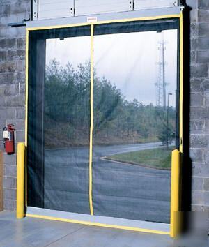 Dock bug screen door, barrier, vinyl screen, door 