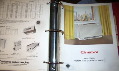 Huge catalog of climatrol heating equipment 1960's-70's