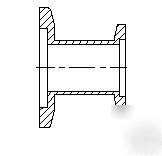 Kf-40 (nw-40) to kf-16 (nw-16) straight reducer