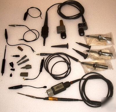 New tek P6134 P6063B probe w/ 24 misc.parts & used