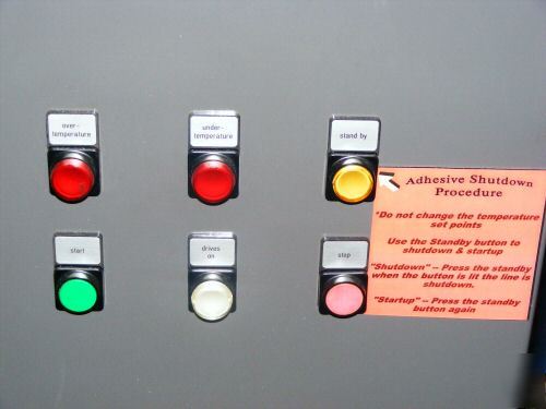 Nordson hot melt system mc series, meltex, adhesive gun