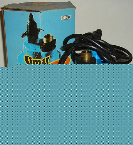 Simer model #2300 submersible geyser sump pump mint
