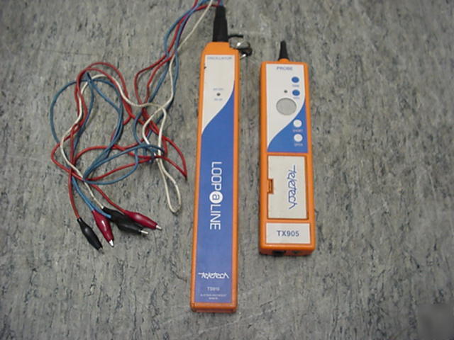 Teletech loop a line TX905 & tx 910 osc set *tested*