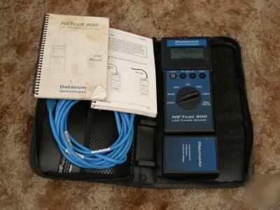 Datacom netcat 800 lan troubleshooter tester w/ remote 