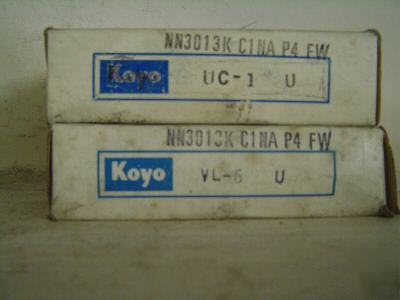 2 koyo precision cylindrical bearings NN3013K C1NA P4