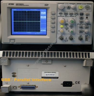 Atten ADS7202C 200MHZ 250MS digital color oscilloscope 