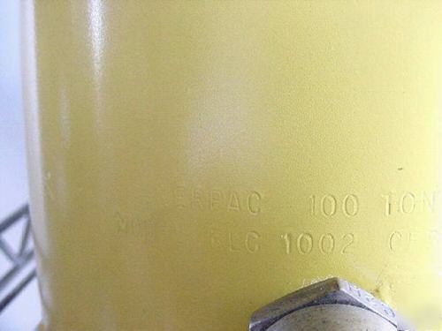 Enerpac 100 ton hydraulic cylinder,10,000 psi 