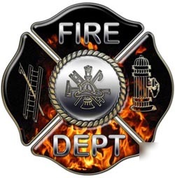 Firefighter decal reflective 2