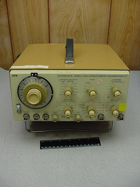 Interstate 20MHZ log-linear sweep generator F77