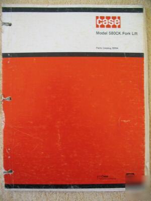 Ji case 580CK 580 ck fork lift parts catalog manual