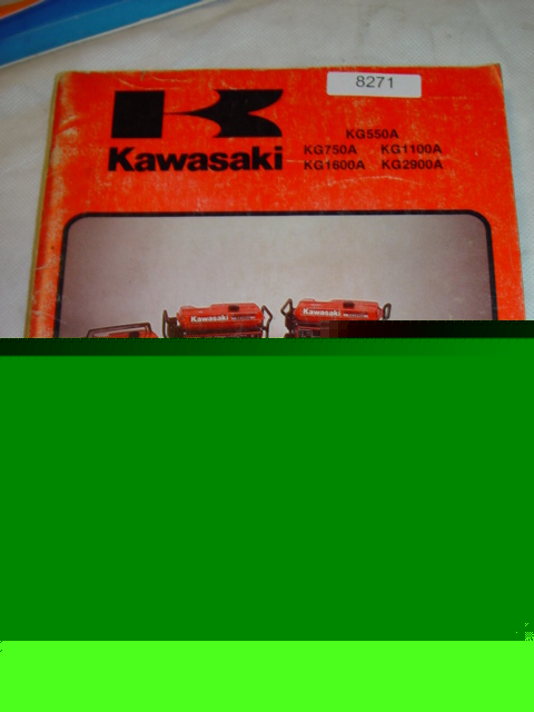 Kawasaki kg series generator service manual (8271)
