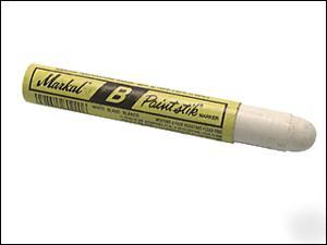 Markal cold surface marker b white paintstick