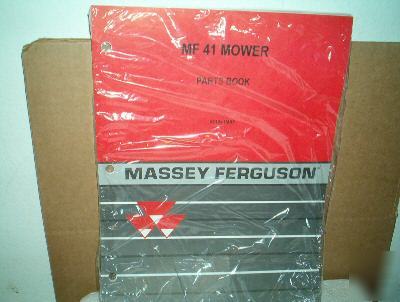 Massey ferguson 41 mower hay parts book dyna balance