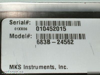 Mks 683B digital exhaust throttle valve with devicenet 