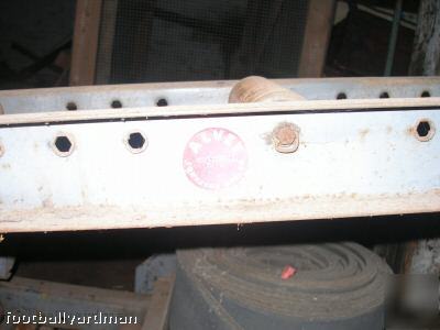 Used 11 inch belt conveyor system