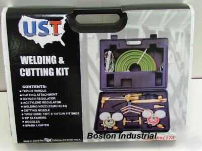 Welding cutting torch kit acetylene oxy harris style