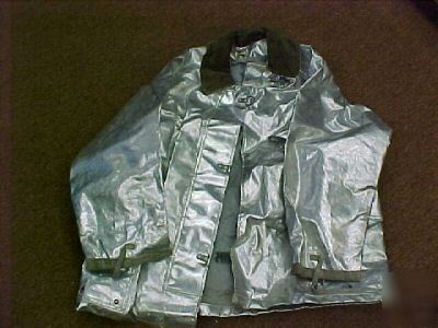 Fireman's aluminized proximity exposure coat med. 38-40