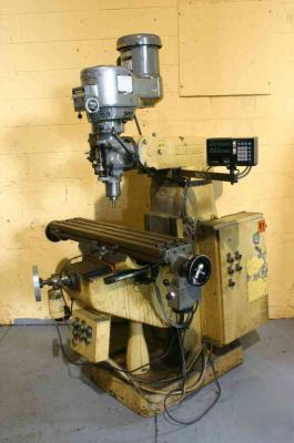 2 hp bridgeport series i ram type vertical mill