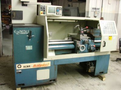 Bridgeport romi ez path ii cnc lathe 