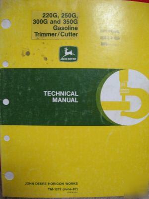 John deere weedeater 220G 250G 300G service tech manual