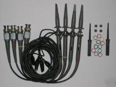 New four 100MHZ oscilloscope probes clips tektronix hp