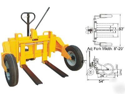 New pallet jack truck heavy duty rough terrain jacks