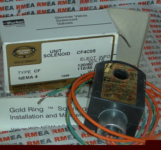 New parker gold ring solenoid coil CF4C05 120.110V 11W 