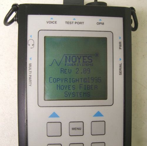 Noyes turbotest 500 olt-504 fc optical loss test set