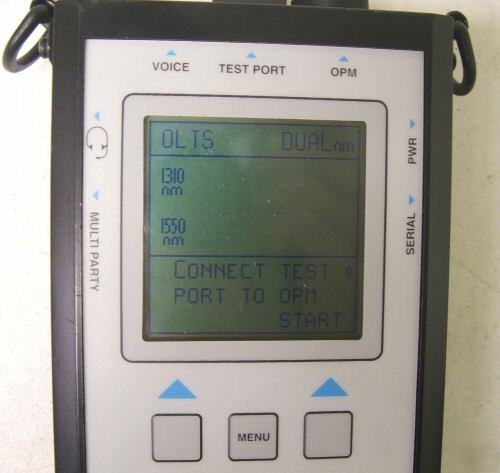 Noyes turbotest 500 olt-504 fc optical loss test set