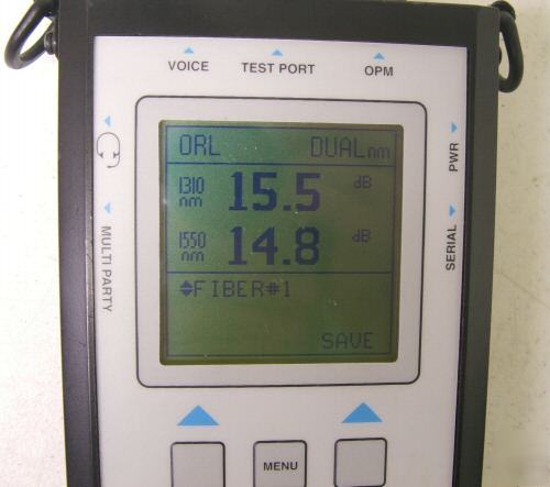 Noyes turbotest 500 olt-504 fc optical loss test set