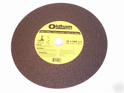 10 pc oldham 14'' cut off wheels / chop saw wheels 