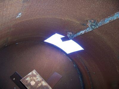 3,000 gallon steel mix tank,