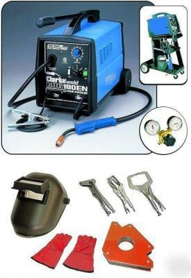 Clarke 220V 180 amp 180EN mig welder package 10/2 warr