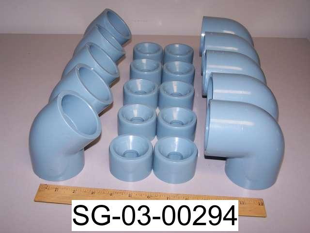 New durapipe 63MM air-line xtra 45Â° 90Â° elbows (20) 