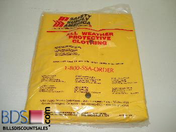 Safety supply america medium pvc non-conductive rain su