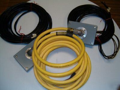 1/2 in fast stor air hose 007239 w/ wall mount fittings