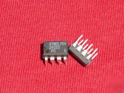 117 pcs. atmel# AT24C02-10PC, ic seeprom 8DIP