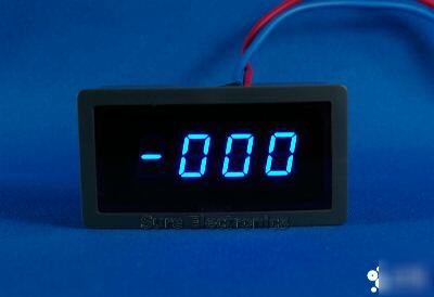 3 digital blue led ac 0~700V volt panel meter