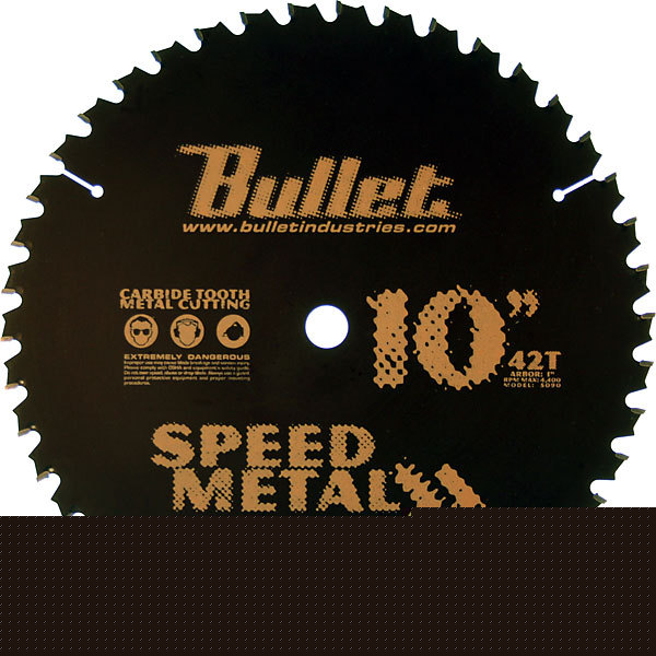 Carbide tooth metal cutting blade 10