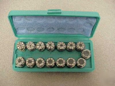 ER25 .039-.629 stm 15 pc collet set