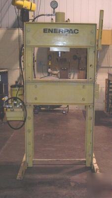 Enerpac 50 ton capacity hydraulic press / model # PM622